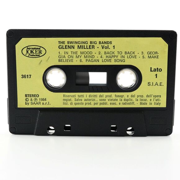 The Swinging Big Bands Glenn Miller Vol. 1 (Cassette Tape, 1984, Italy) MC 3617 - Picture 4 of 6